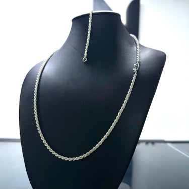 Rope chain and bracelet